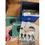 Records - Beatles singles mainly 1st issues in nic