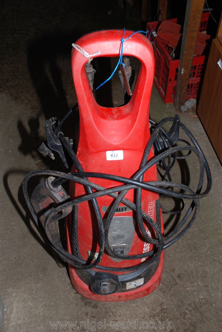 A "Sealey" electric pressure washer.