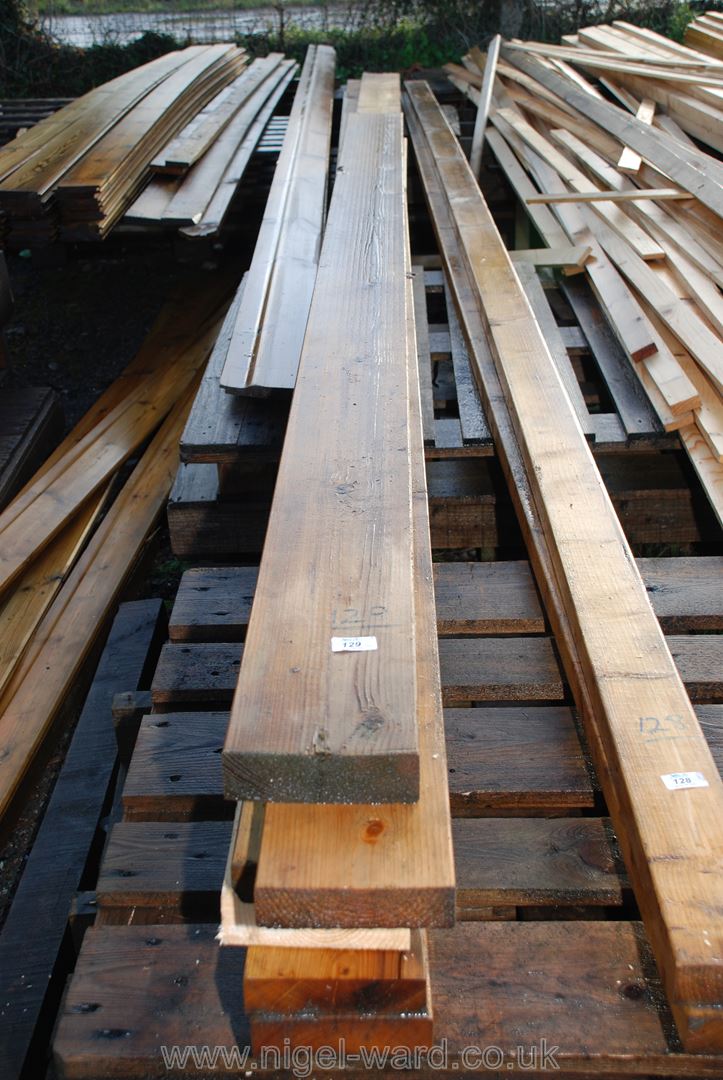 Six lengths of 6'' x 1 3/4'' CLS timber including three at 16' and three at 116''.