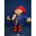 A Rainbow Delights label Paddington Bear, with label "Please look after me", 20'' tall.