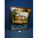 A Weston's Cider framed mirror 'Heritage in the Making', 19'' x 16''.