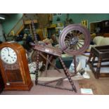 A rare Mordiss Industries Spinning Wheel, circa 1880, 33'' high overall,