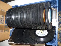 A quantity of 45 rpm's including Cat Stevens, Frankie Millar,