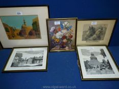 A quantity of prints including 'Eastern Blue' by H.Milton Smith.