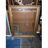 A large glazed picture frame a/f.