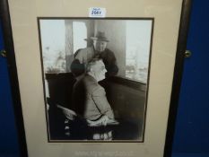 A 1943 photograph "Churchill and Roosevelt", Mark Reuben vintage collection.