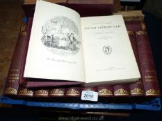 Sixteen volumes of Charles Dickens, printed by Hazel,