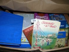 A box of books including Gardening, problem Solving Mary Bachelor's Everyday book etc.