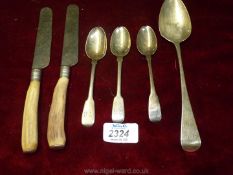 A Silver Tablespoon, London 1818,