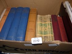 A box of books: carpentry etc