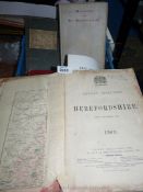 Three Kelly's Directory of Hereford to include 1909, 1939 and 1941,