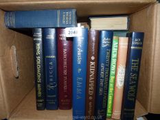 A quantity of Reader's Digest books including Jack London, Jane Austen,