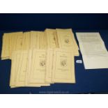 A quantity of ''The Bulletin of the Military Historical Society'', approx.