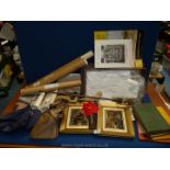 A quantity of miscellanea including a sword shaped Poker, Royal souvenir newspapers,