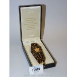 A scarce miniature limited edition of Nelsons' coffin made from timber salvaged from HMS Victory;
