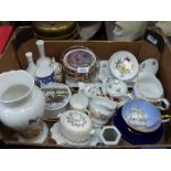 A quantity of miscellaneous china including Chelson china, Paragon 'Country Lane milk jugs,