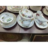 A quantity of Royal Worcester Evesham including pie dish, sauce boat and saucer, tureen,