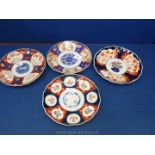 Four oriental plates,