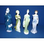 Four Royal Doulton figures - Harmony, Lorna,