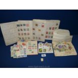 A small quantity of loose stamps including British Empire and Commonwealth games etc,