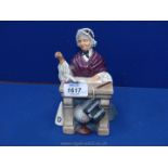 A Royal Doulton figure 'School Marm', 7'' tall,