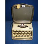 A Tippa grey cased Typewriter,