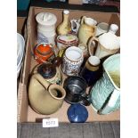 A quantity of china including Kensington and Ducal jugs, Prinknash, Aynsley etc.