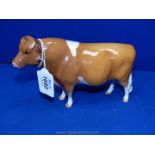 A Beswick model of a Guernsey Bull, 'Sabrina's Sin Richard',