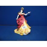 A Royal Doulton 1995 'Belle' figure. 8 1/2" tall.