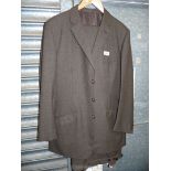 A Corradden glow, Rotherham, brown tweed suit, size L.