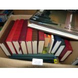 A box of books to include; Readers Digest novels,