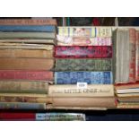 A white drawer of children's books (mostly 1920's/30's).