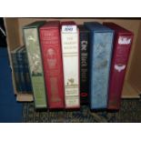 Five folio Society Books; The Arabian Night, Hans Anderson Fairy Tales, etc.