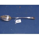 **An 18th c. heavy gauge Silver Basting Spoon, 11¾" long, 105g.