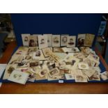 Approx. 200 black and white antique portrait Photographs.