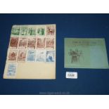 A quantity of WWI National War Savings Committee Savings stamps: Women's War Work series (4),