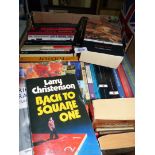 A box of novels: 'The Good Liar', Tolstoy etc.