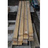 20 lengths of softwood timbers, 3 3/4'' x 1 1/2''.