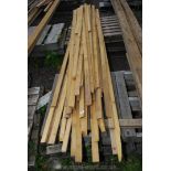 A quantity of various batten offcuts, up to 124'' long.