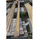 Two x 4 1/2'' x 1 1/4'' decking boards, each 190'' long.