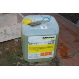 A 10 litre container of K'archer stripping agent.