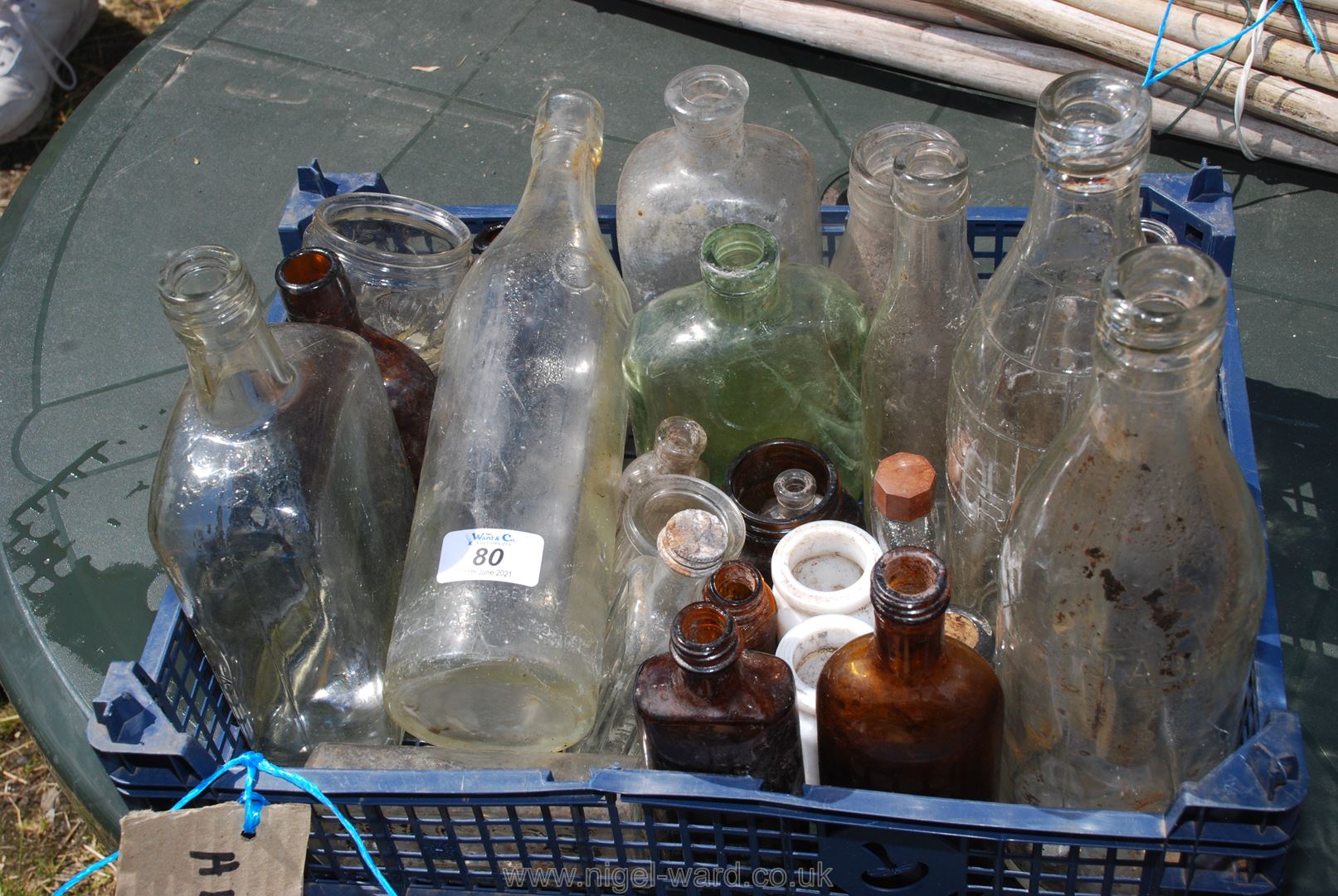 A quantity of collectable bottles.