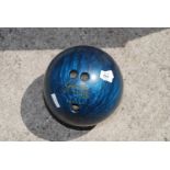 A Galapie 300 BHP081 ten pin Bowling Ball.