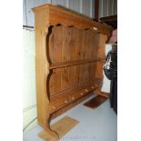 A pine kitchen dresser top.