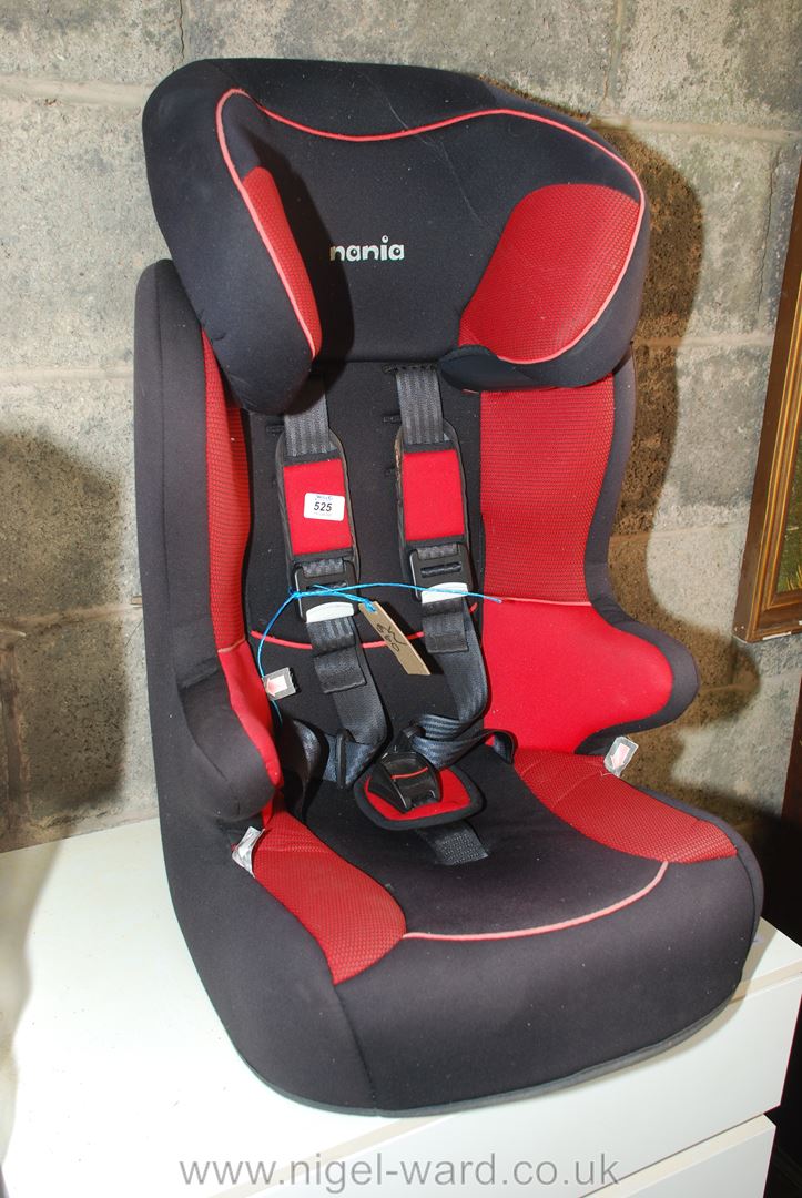 A child car seat.