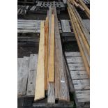 A quantity of various timbers, 4'' x 1'' and 4'' x 3/4'',