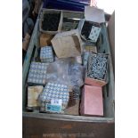 A tray of various screws, boxed screws etc.