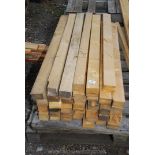 A quantity of softwood timbers, 40'' long.