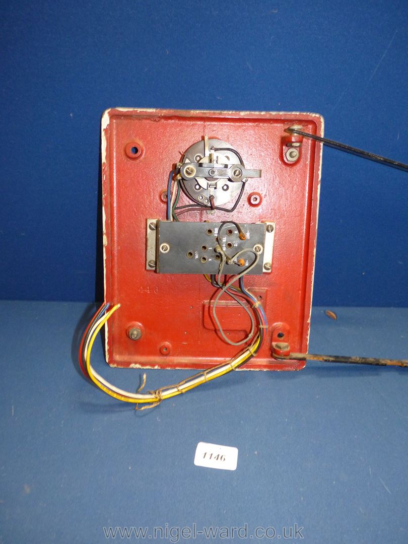 A red fire alarm panel 'Break Glass', no. 1125 from A.D.T Company. - Image 2 of 2