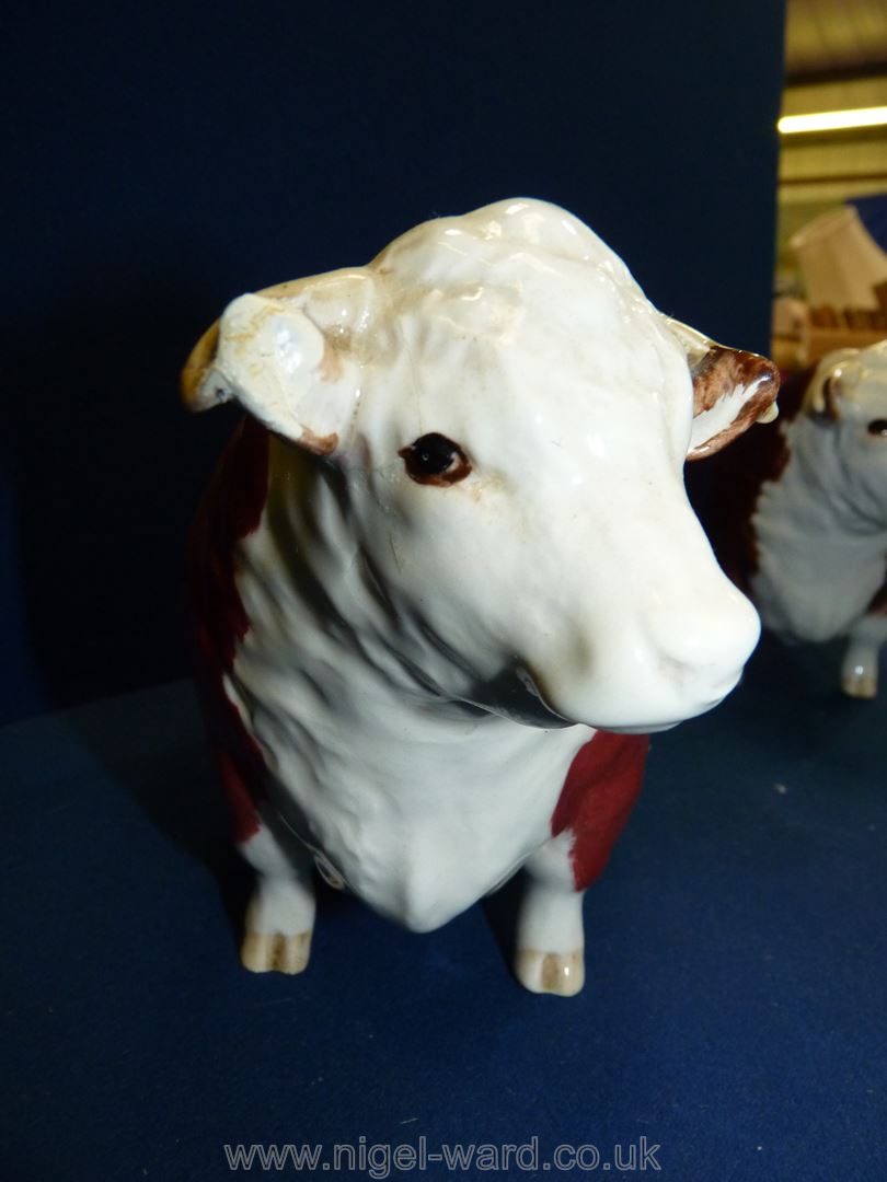 Two Beswick Bulls (one a/f) - Image 2 of 7